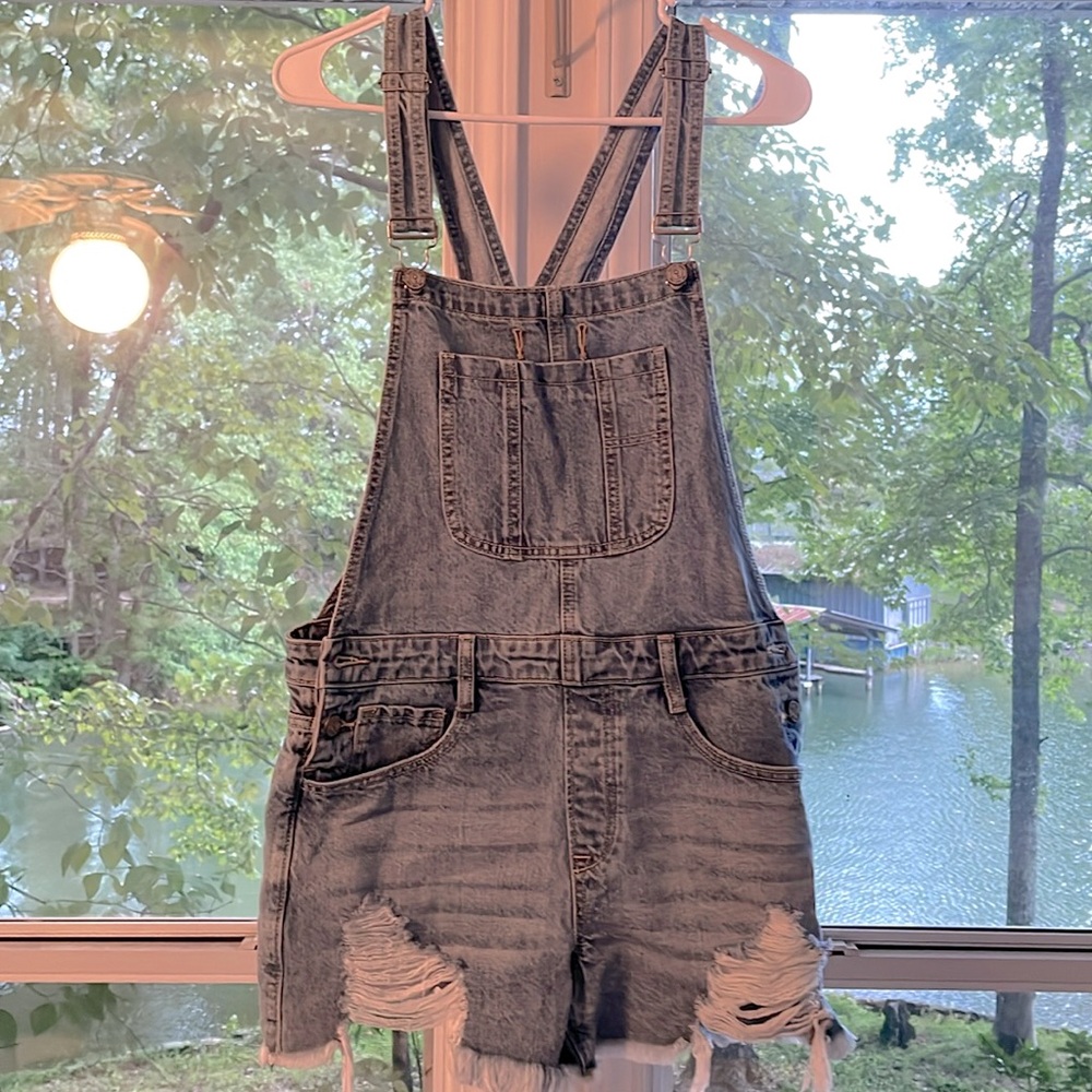 Women’s Relaxed For Jean Shirt Overall Sz M